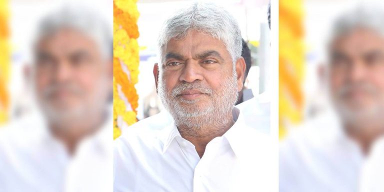 Food stalls set up on Necklace Road by the Speaker of the State Legislature Gaddam Prasad Kumar