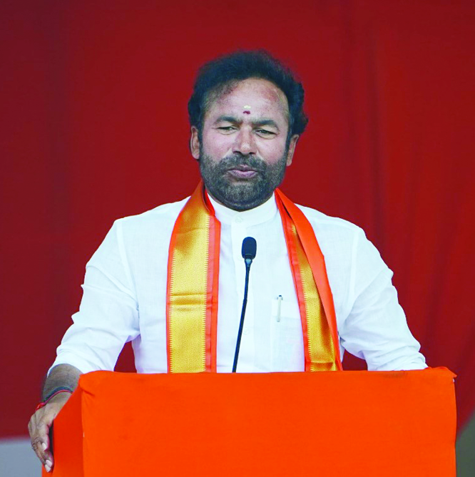 Union Minister and BJP Telangana President Kishan Reddy