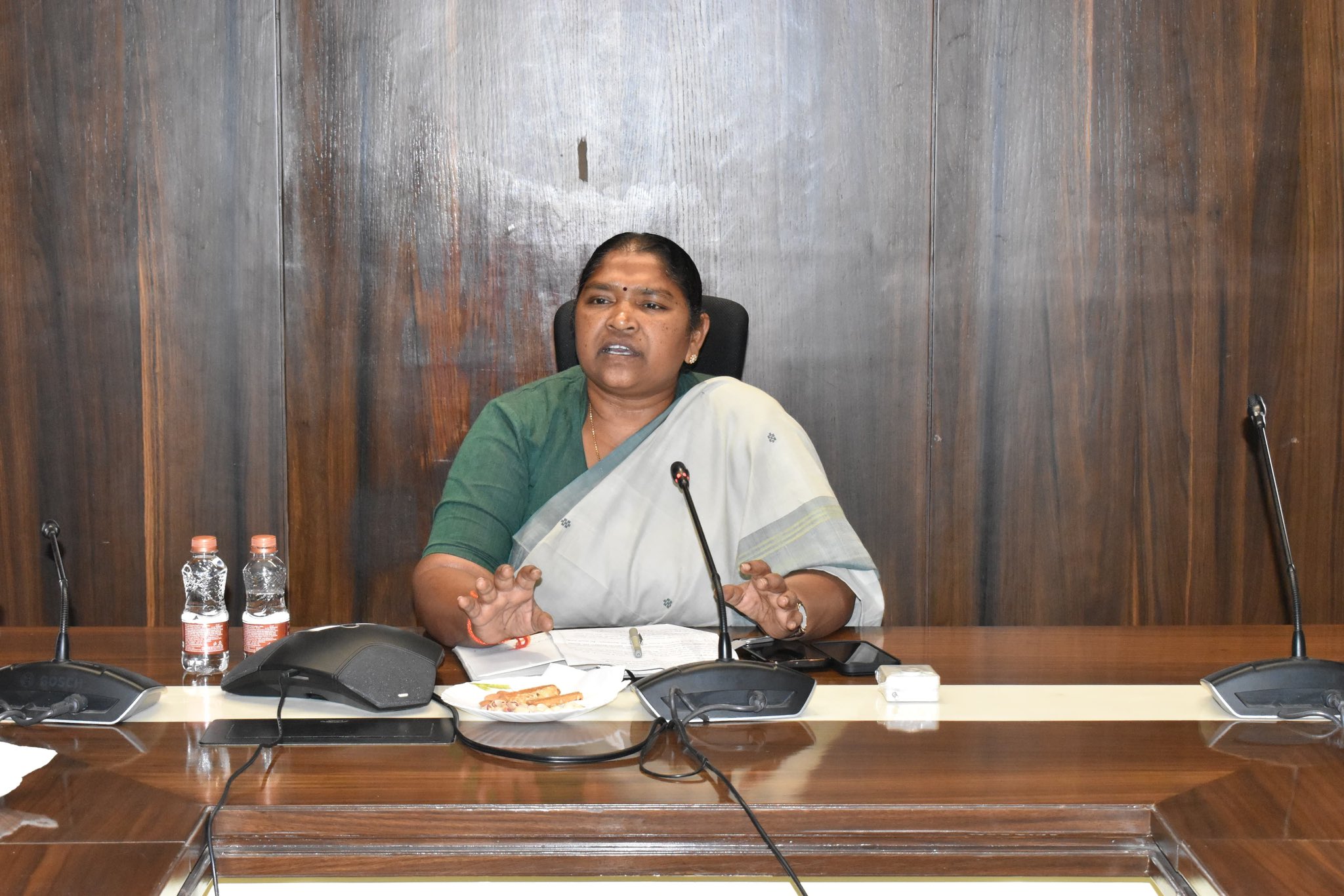 seethakka at grama sabha