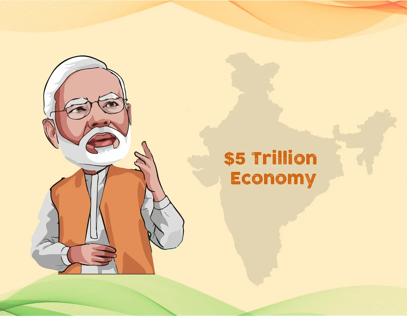 A big challenge for the 5 trillion economy..!