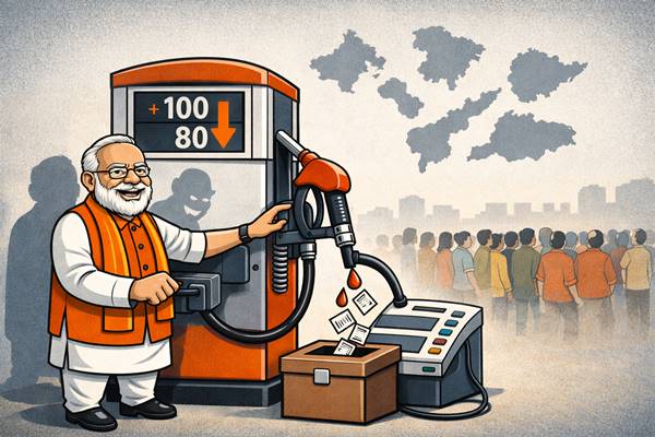 BJP election strategy, election stunt debate, five state elections India, political controversy BJP, opposition criticism BJP, election campaign tactics,