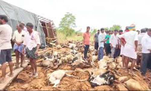 రోడ్డు ప్రమాదంలో వ్యక్తి దుర్మరణం